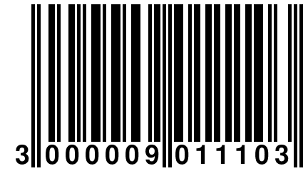 3 000009 011103