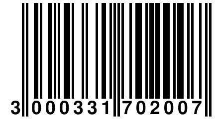 3 000331 702007