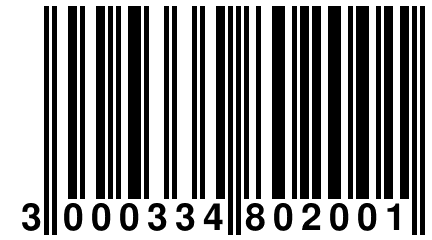 3 000334 802001