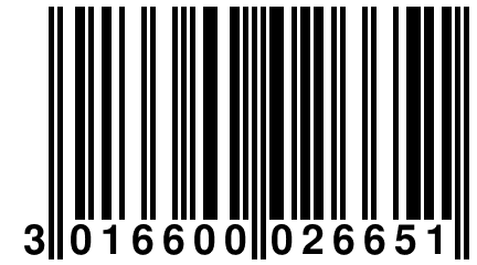 3 016600 026651