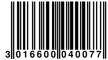 3 016600 040077