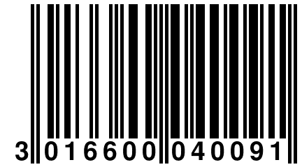 3 016600 040091