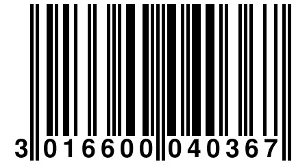 3 016600 040367