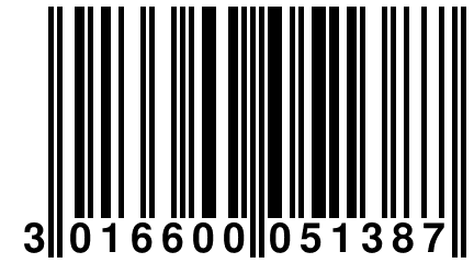 3 016600 051387