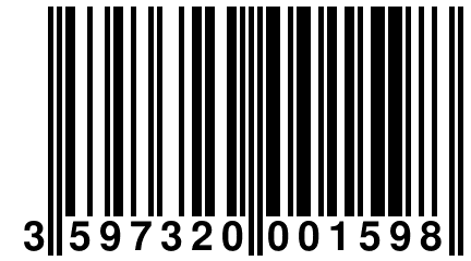 3 597320 001598