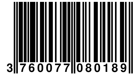 3 760077 080189