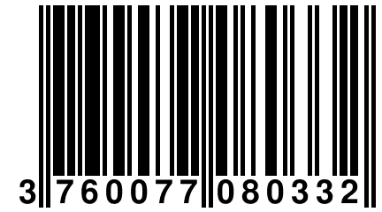 3 760077 080332