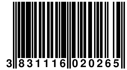 3 831116 020265