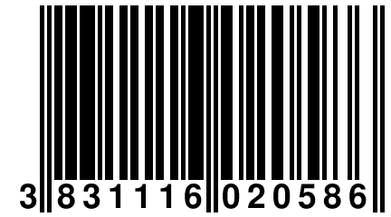 3 831116 020586