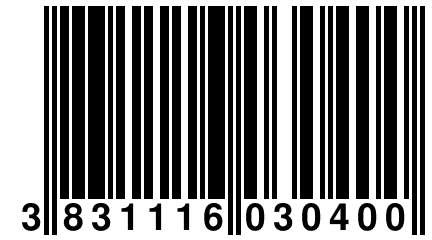 3 831116 030400