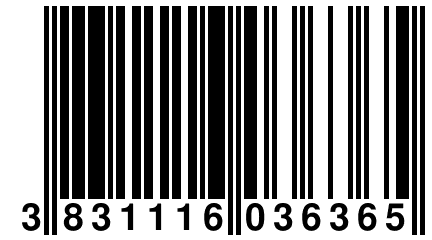 3 831116 036365