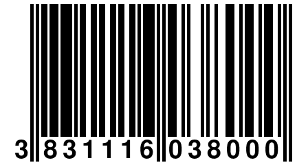 3 831116 038000