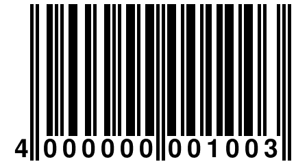 4 000000 001003