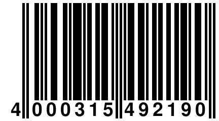 4 000315 492190