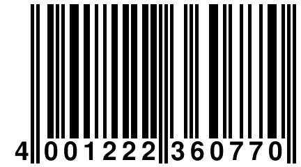 4 001222 360770