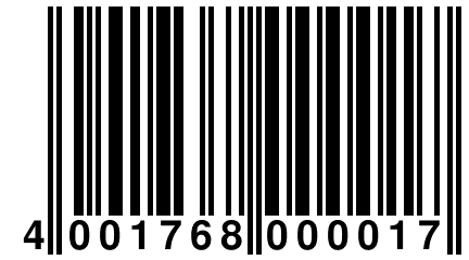 4 001768 000017