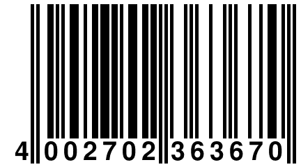 4 002702 363670