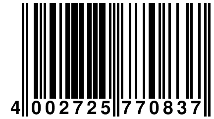 4 002725 770837