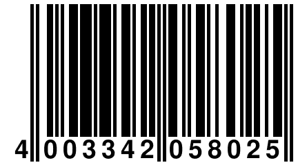 4 003342 058025
