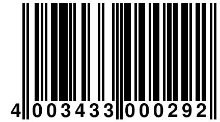 4 003433 000292