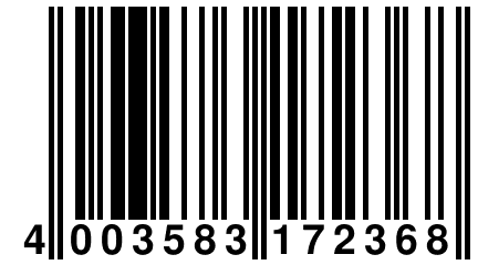 4 003583 172368