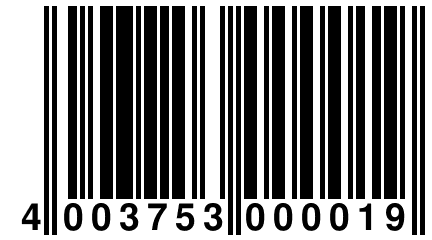 4 003753 000019