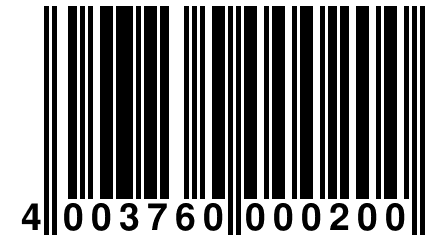 4 003760 000200