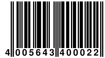 4 005643 400022