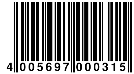 4 005697 000315