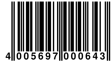 4 005697 000643