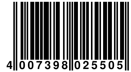 4 007398 025505