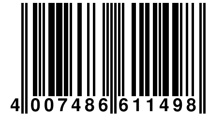 4 007486 611498