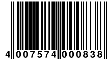 4 007574 000838