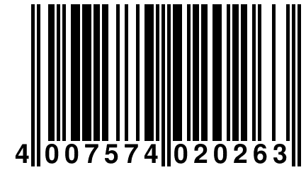 4 007574 020263