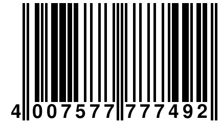 4 007577 777492