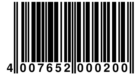 4 007652 000200