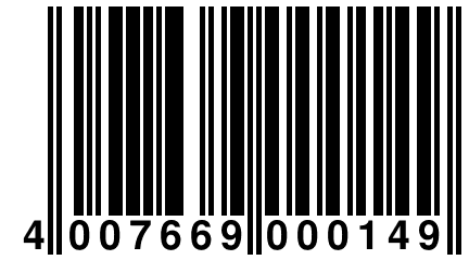 4 007669 000149