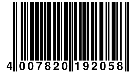 4 007820 192058