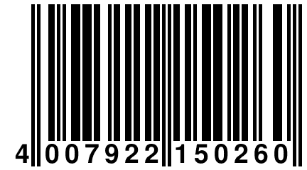 4 007922 150260