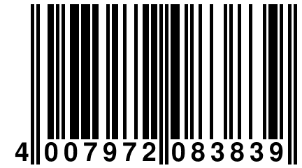 4 007972 083839