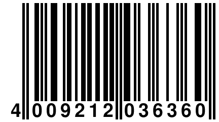 4 009212 036360