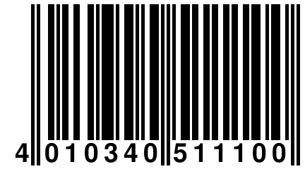 4 010340 511100