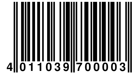 4 011039 700003