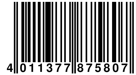 4 011377 875807