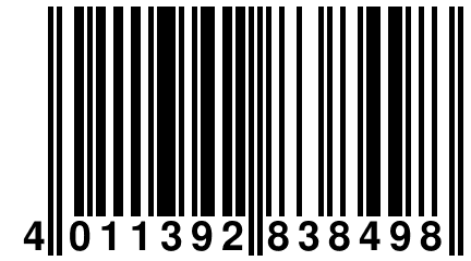 4 011392 838498