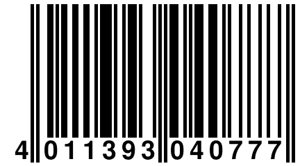 4 011393 040777