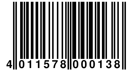 4 011578 000138
