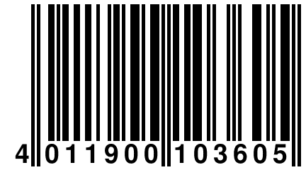 4 011900 103605