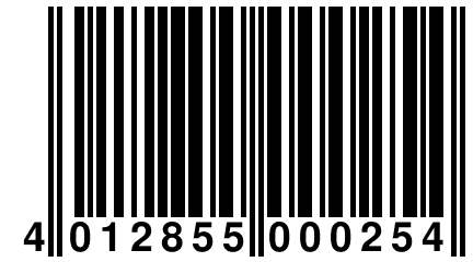 4 012855 000254