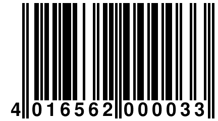 4 016562 000033